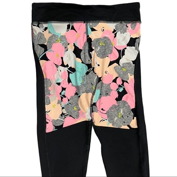 𝅺trina Turk Pop Floral Camo Leggings Sz M - Picture 3 of 12